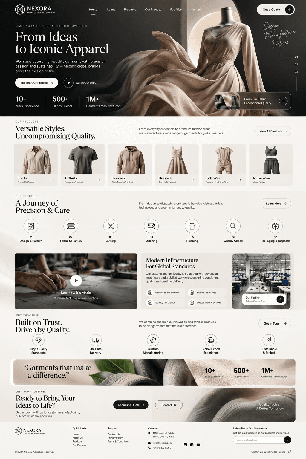Concept 1: Editorial Luxe